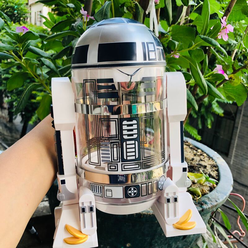 Star Wars R2-D2 Robot Home Mini Hand-Brewed Coffee Machine Coffee Pot Thermos Pot Moka French Press Pot
