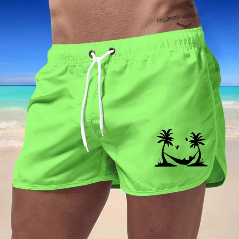 Модные пляжные быстровысыхающие многоцветные спортивные шорты, Aliexpress