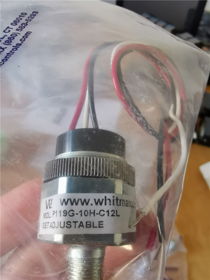 美国WHITMAN Miniature Switch小型PV开关P119G-10H-C12L原装正品
