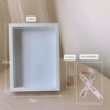 White photo frame, glue, hair band