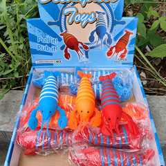 Squishy crayfish stress-relief gadget, fidget ball, squishy toy—adorable, realistic, and a hot-selling street-market favorite for pressure release!