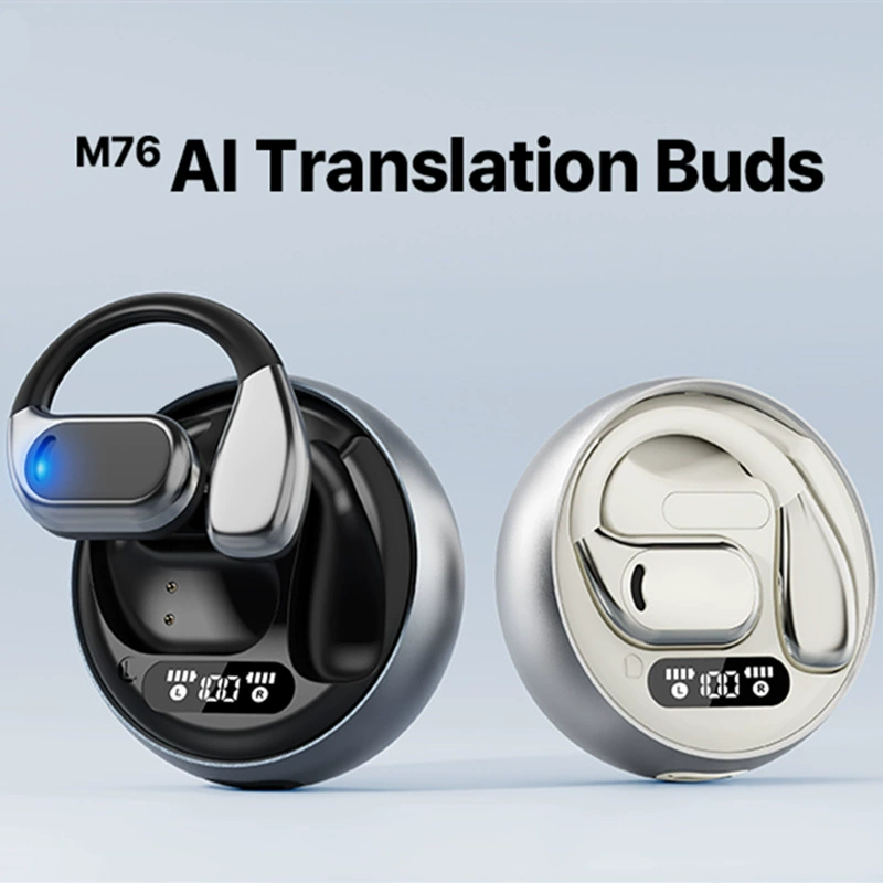 Интеллектуальное переводческое Bluetooth-гарнитура AI-M62 OWS умный открытый беспроводной наушник большой ёмкости приватная модель