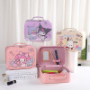 Cartoon handheld capacious cosmetic bag, cute storage box, new collection, internet celebrity