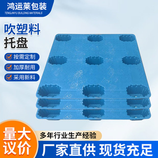 1.2m × 1m of Blowing Plastic Pallet Workshop Warehousing Plastic Pallets Blowing Plastic Nine Foot Pallet Plastic Fork