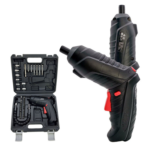 Electric screwdriver 47-piece set 3.6V mini rechargeable multi-function lithium battery screwdriver with accessories home kit