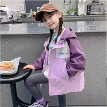 2023女童秋季冲锋衣儿童外套