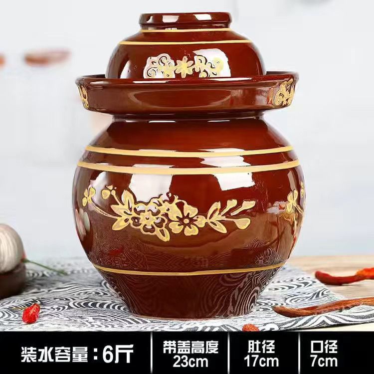 四川泡菜坛子土陶老式土陶腌菜陶瓷家用加厚酸菜密封老坛酸菜坛子|undefined
