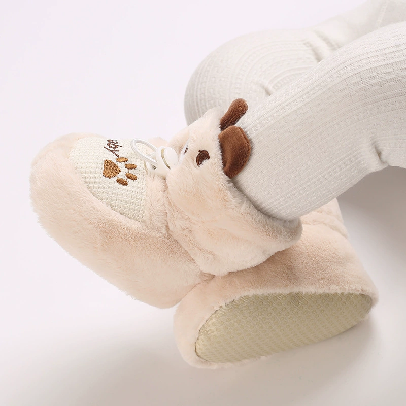 0-1 года ребенок держит тепло и толстые хлопковые ботинки