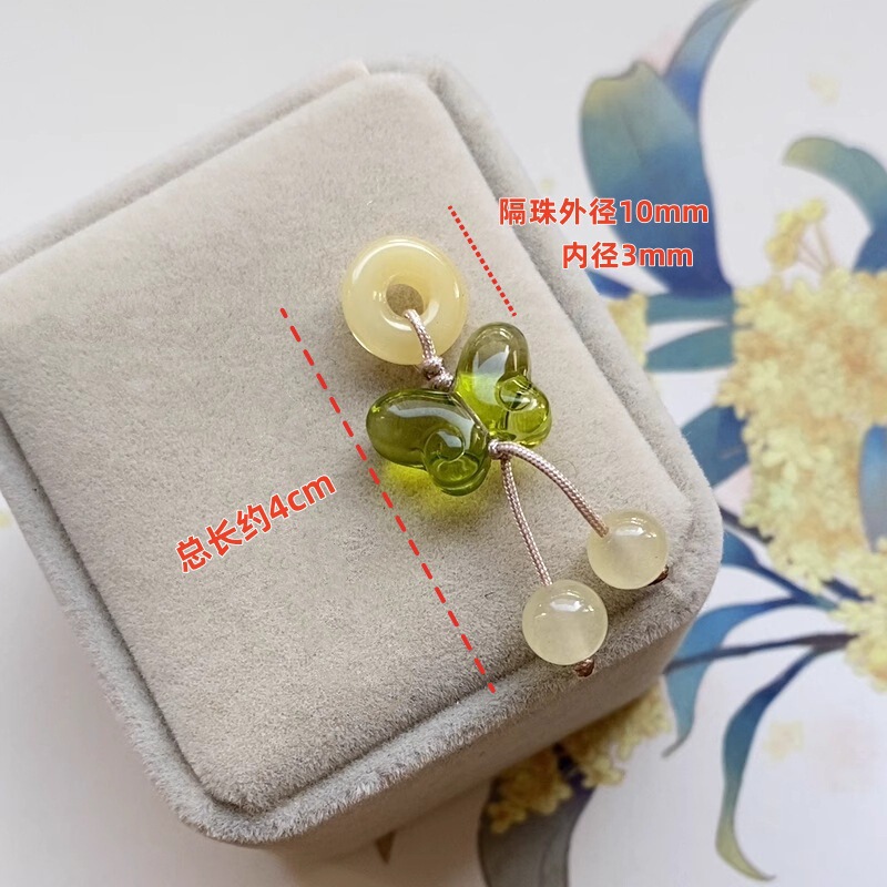 天然水晶アクセサリー 蓮の実型小ペンダント 和田玉小ペンダント飾り 小滴溜手飾りDIYアクセサリー|undefined