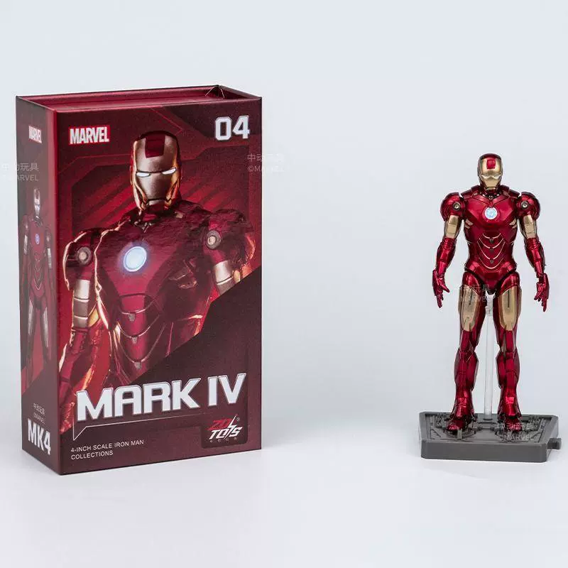 Маленькая минифигура, игрушка, кукла, Marvel, Железный человек, 4 дюйма