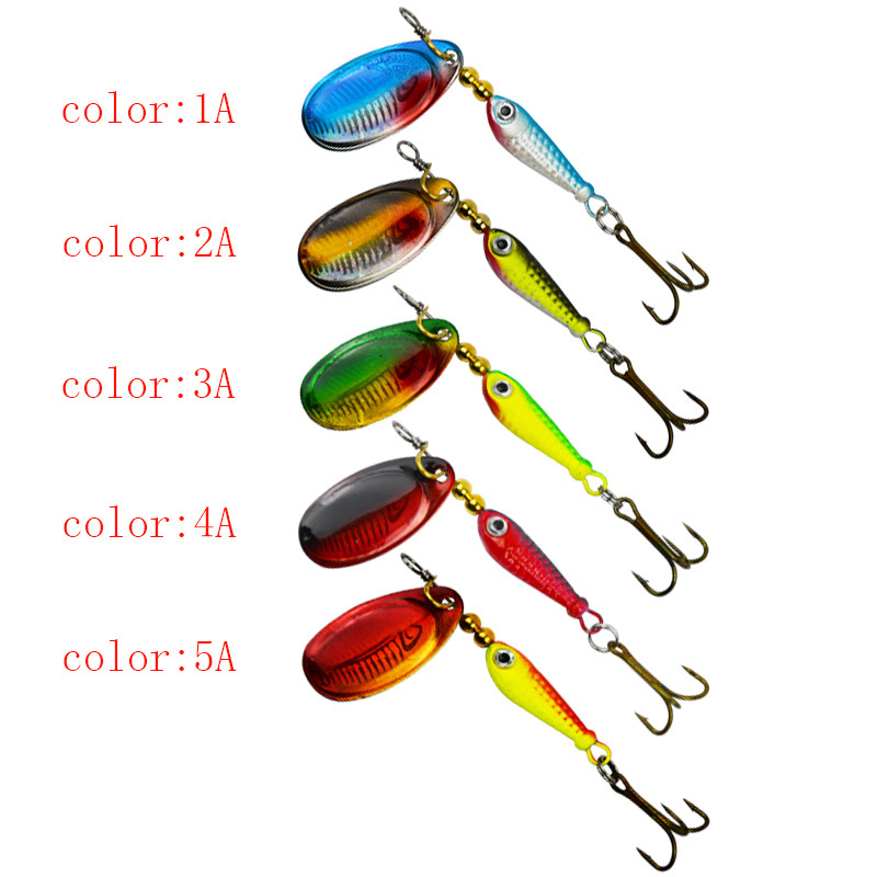 Metal Vibrax Fishing Lures 3g Spinner Baits Fresh Water Bass Swimbait Tackle Gear