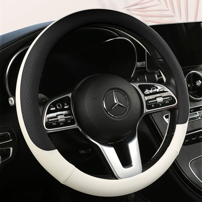 Suitable for Volkswagen Lavida: Steering wheel cover - f08-mysterious-black-circle-xh-38cm