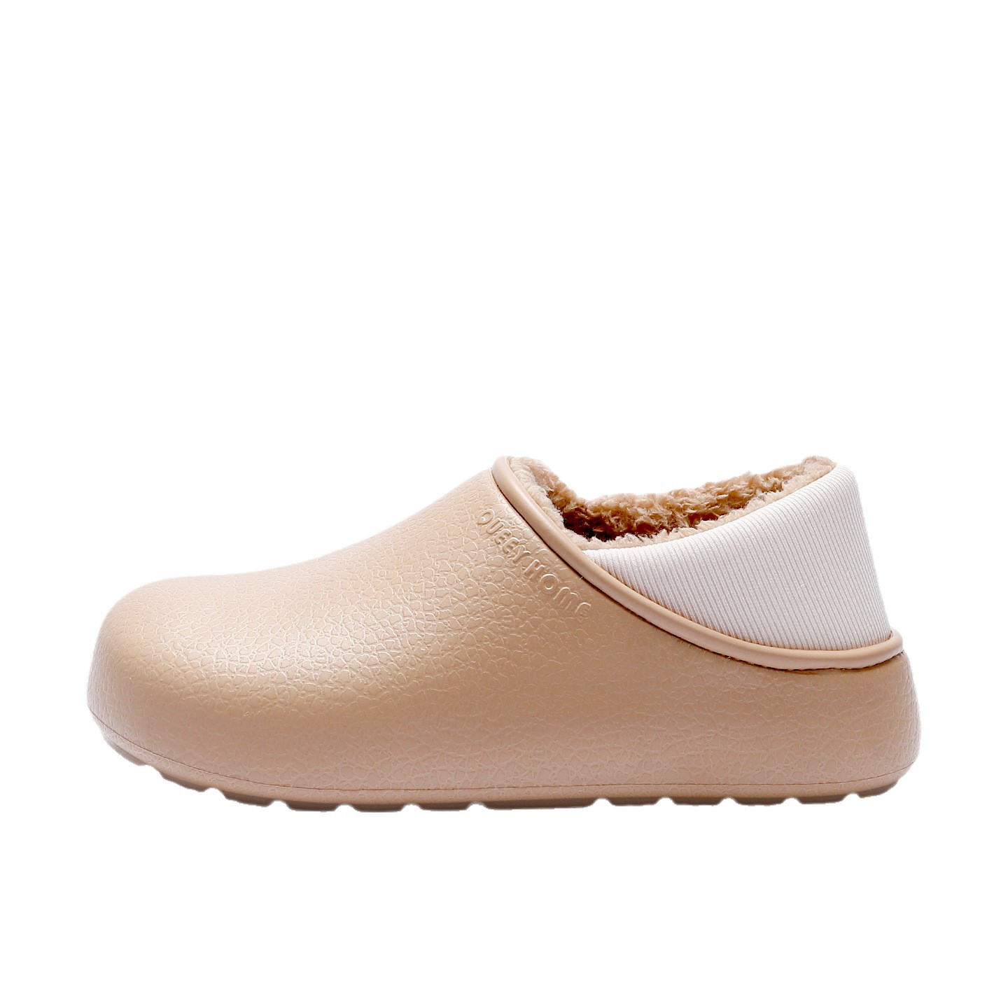 Birkenstock pantoufles en coton pour femmes automne et hiver 2026 nouveau sac thermique en peluche pour la maison et chaussures en coton imperméables pour vêtements d'extérieur