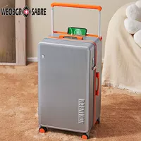Hardshell suitcase, PC shell, double explosion‑proof zipper, 26–32 inch travel sizes