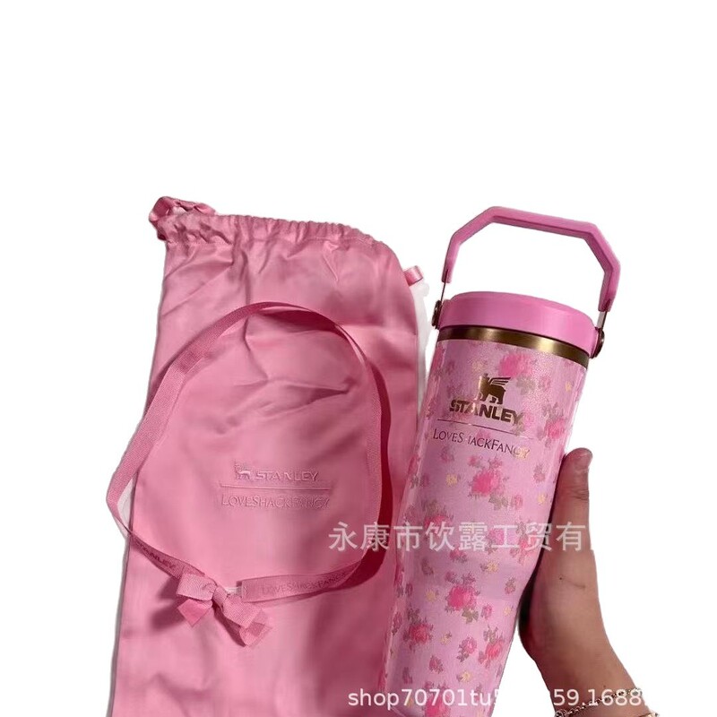 热销2025跨境爆款繁花40oz史丹利stanley2代保温杯冰霸杯|undefined