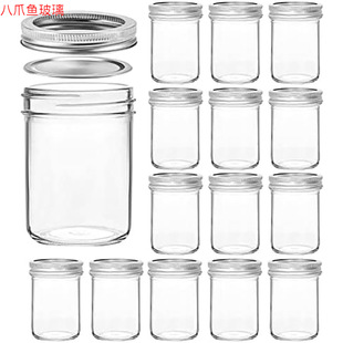 ÷ɭ��8oz���沣��ƿ�ӹ��u�˿��ܷ�ށ��R�d������͸������ƿ