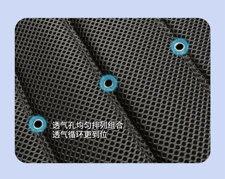 Truck ventilated seat cushion, car cooling breathable fan seat cushion, 24V car air blow massage seat cushion