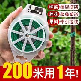 园艺扎带包塑铁丝带扎线剪爬藤植物固定绳捆扎带绑花支架造型阳光