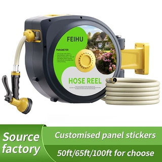 Factory Garden WaterHose Reel WallMout Retractable Cord Reel