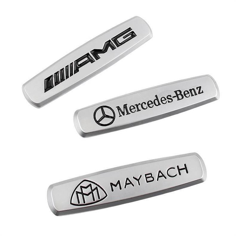 Suitable for Mercedes-Benz Seat Logo Amg Decorative Emblem Mercedes-Benz Interior Car Logo Metal Emblem