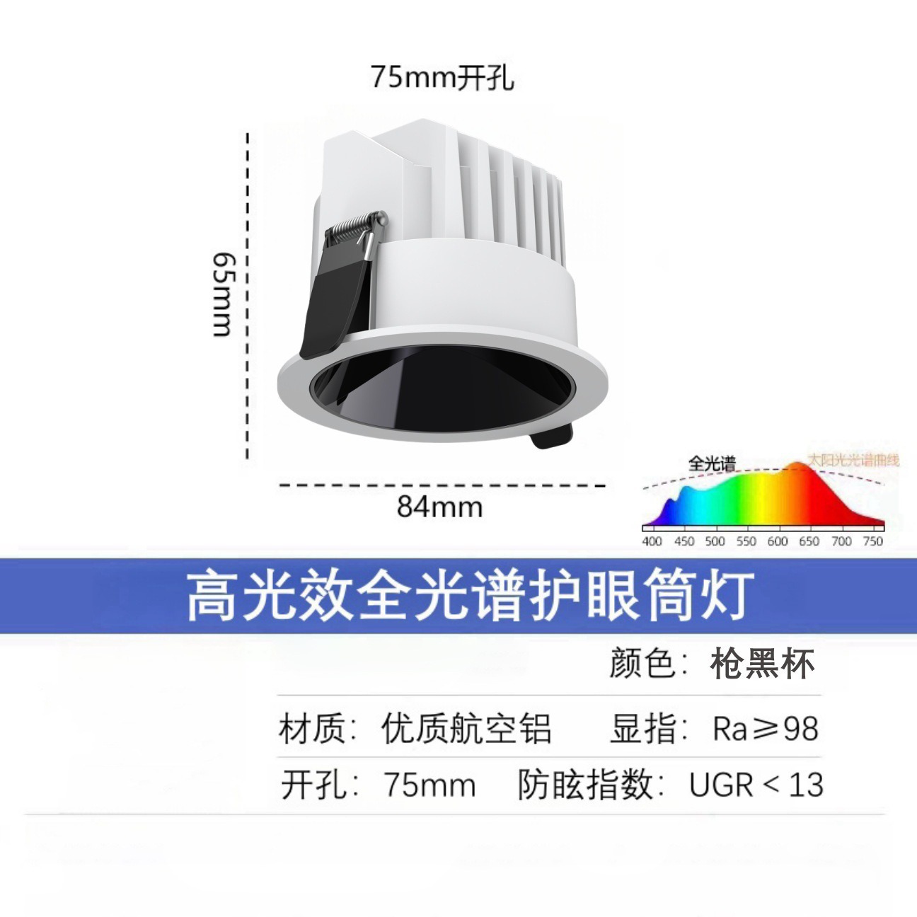 10W, 75mm, 5 года