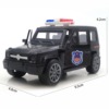 Warrior, realistic police car, metal car model, toy for boys