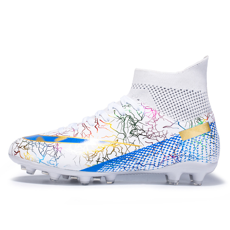 Binbinniao zapatos de fútbol transfronterizos de uñas rotas largas para hombres y mujeres Zapatos altos al aire libre cómodos transpirables antideslizantes zapatos de entrenamiento de moda