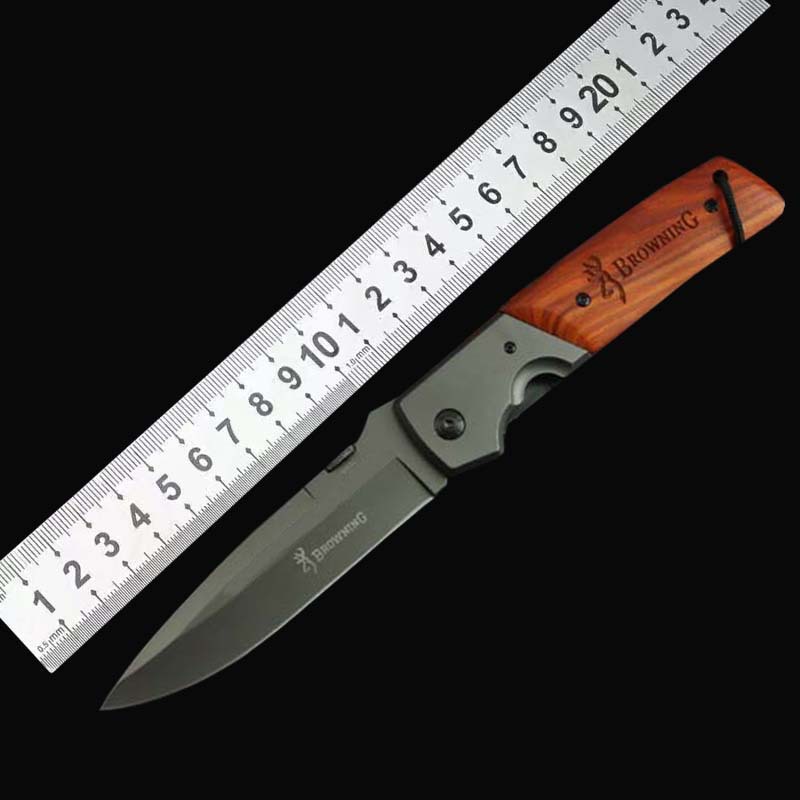 勃朗宁折叠刀DA52折刀户外刀野外高硬度刀具战术军刀不锈钢刀