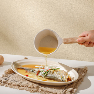 Maifan Stone Oil Pouring Hot Oil Small Pan Mini Fried Egg Non-Stick Pan Oil Drain Oil Pouring Small Oil Pan