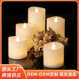 仿真电子蜡烛led蜡烛灯火焰头遥控真蜡生日派对宴会婚礼装饰布置