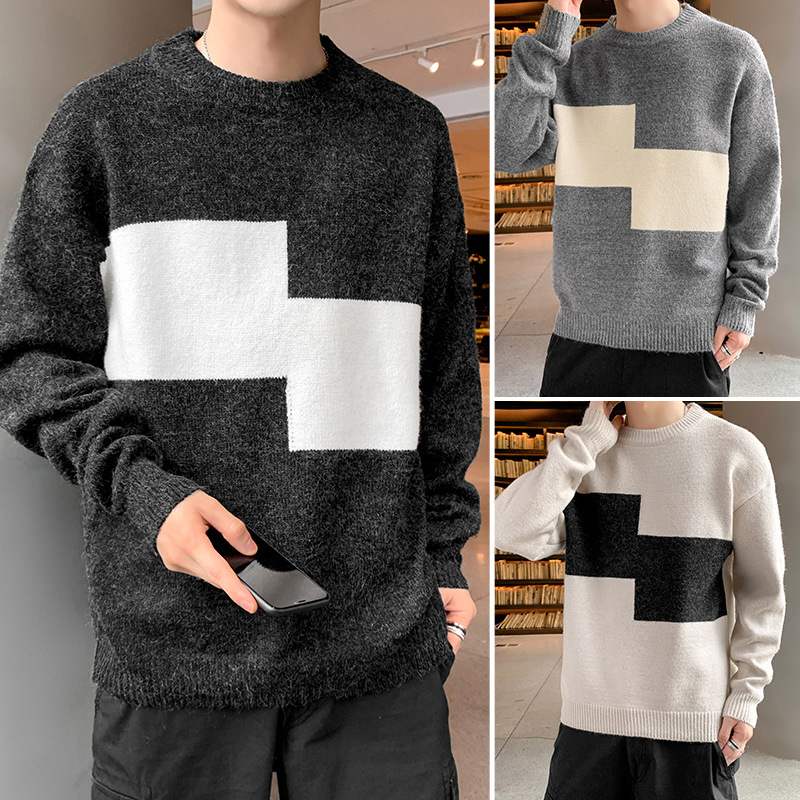 Sweater men's autumn and winter 2021 new...