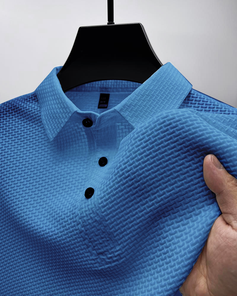 245g Weight Short Sleeve Sleeve Length Nylon Fabric Type Regular Top Length Casual Occasion Turndown Neckline Loose Fit Type Solid Color Pattern Summer Season Men's Gender Patchwork Design Simple Style Style Men's Solid Color Simple Style Turndown Short Sleeve Loose Men's T-shirt 6