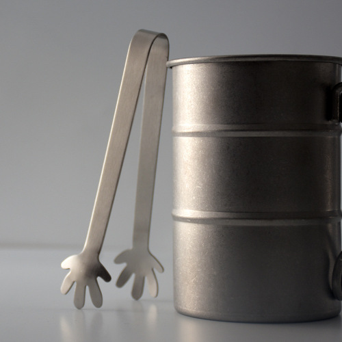 Nordic stainless steel sugar clip ice cube clip snack coffee sugar cube clip cute little clip lemon slice clip towel clip