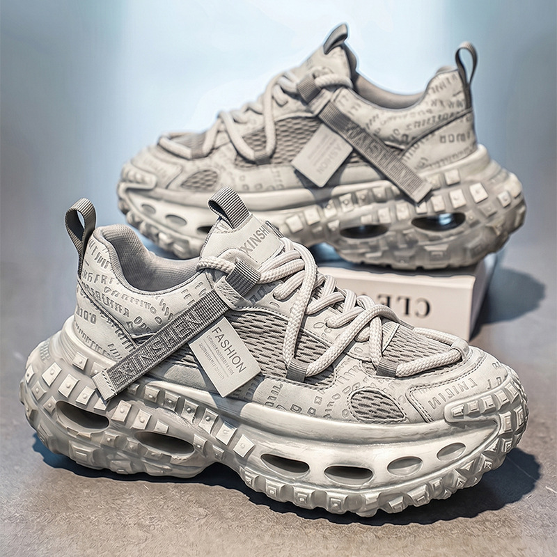 Cross-Border Summer New Large Size Men's Shoes 46 Wide Fit Shoes 47 Sports Casual Dad Shoes 48 Mesh Breathable Shoes