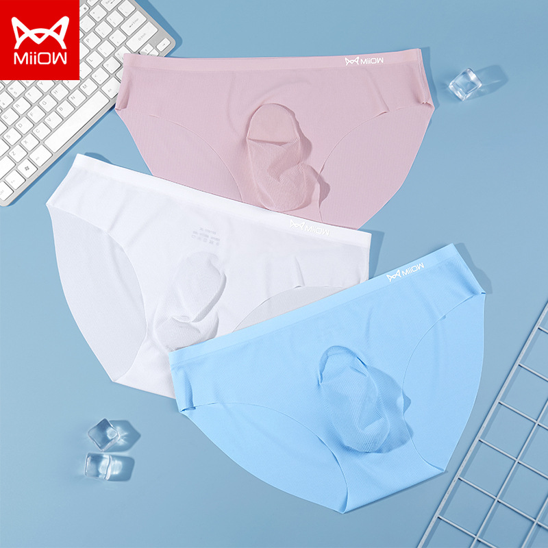 Cat People quality goods man Underwear Borneol No trace Triangle pants ventilation Quick drying shorts transparent ultrathin sexy Underwear