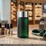 振华批发墨绿色100ml保健品胶囊瓶PET磨砂直筒塑料瓶药品包装瓶