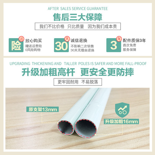 Children's Anti-Fall Mosquito Net Household Easy Installation Three-Door Infant Thick Mongolian Style  New Advanced Patterned Net