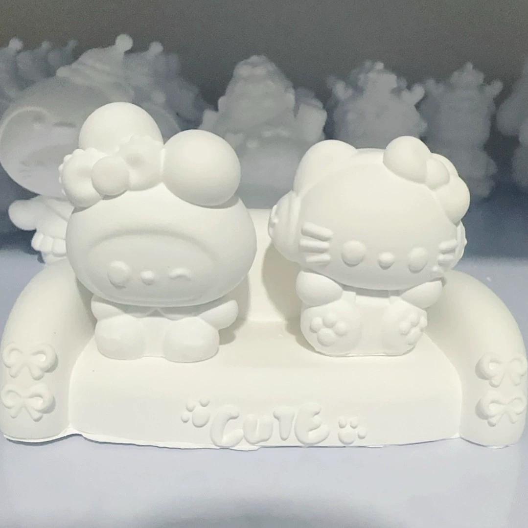 Sanrio, трехмерный милый диван, духи, ароматерапия, кукла, расписанная игрушка, новая коллекция, граффити, ручная работа