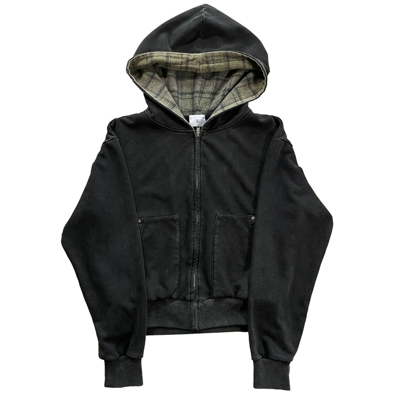 Cross-Border American-Style Autumn Y2K Personalized Zip-Up Cardigan Casual Fashion Pocket Loose Sweatpants Sweatshirt Wholesale