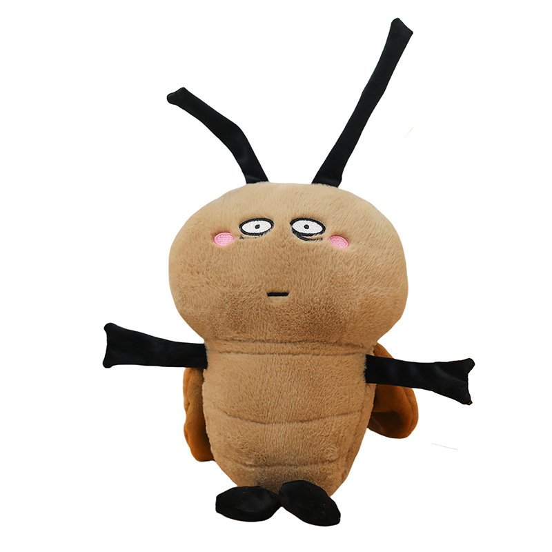 新作ゴキブリ小強ぬいぐるみ抱き枕クッションいたずら可愛いおもしろ人形おもちゃペンダント卸売|undefined