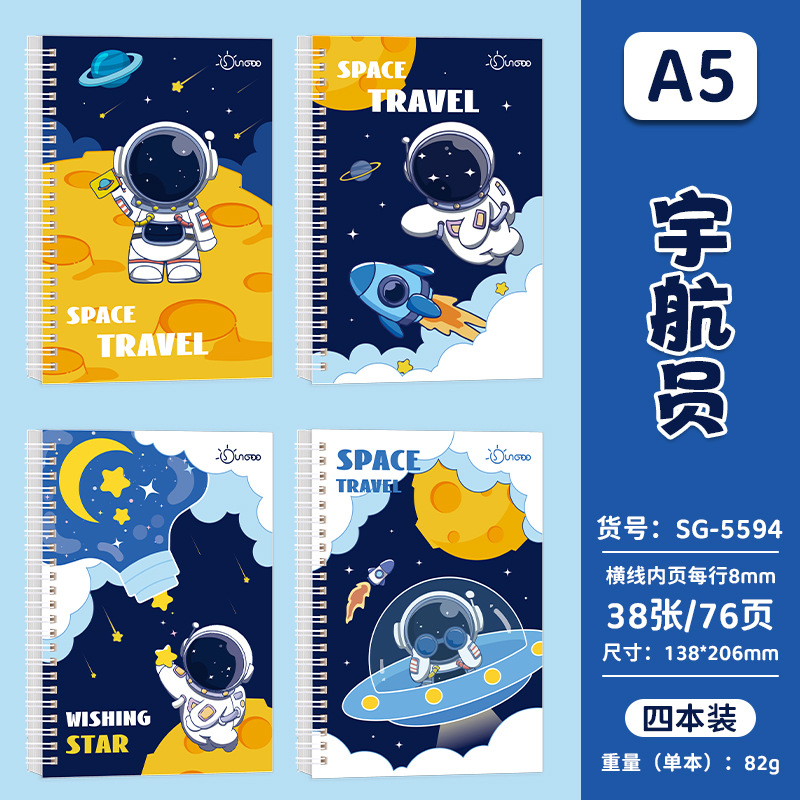 Cuaderno de cuentas A5 creativo transfronterizo estudiantes de alto valor de cara con cuaderno de dibujos animados lindos regalos de papelería