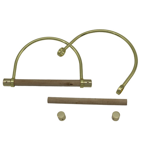 Luggage hardware accessories, semi-circle handles, metal handles, handbags, metal handles, metal semi-circle rings