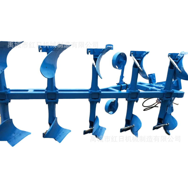 土壤耕整机械栅条犁 出口到秘鲁的1LF-535液压翻转犁 红日机械