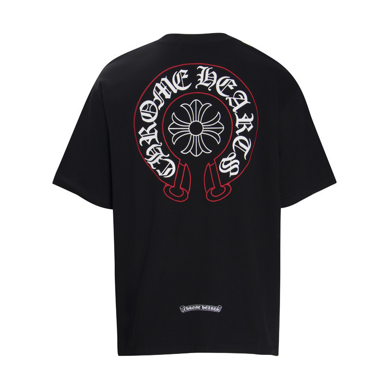 クロムハーツ カラークロスプリント半袖Tシャツ 男女兼用 25クロスボーダー 正規版|undefined