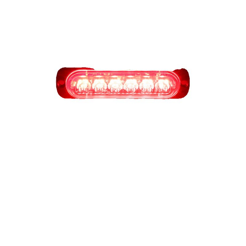 12-24В сверхяркая ультратонкая однорядная 6LED световую ленту для грузовика предупреждающие огни мотоцикла пикапа модификация