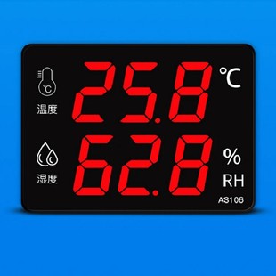 Large Screen Temperature and Humidity Display/Industrial Temperature and Humidity Meter Model: As106A Library Number: M409184