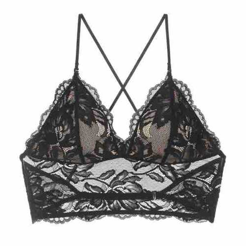 Three wear big U backless version French sexy lace bra for girls soft and comfortable suspender style bralette European and American