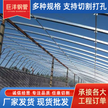 简易单体拱棚蔬菜大棚骨架加工保温大棚花卉种植大棚椭圆管大棚