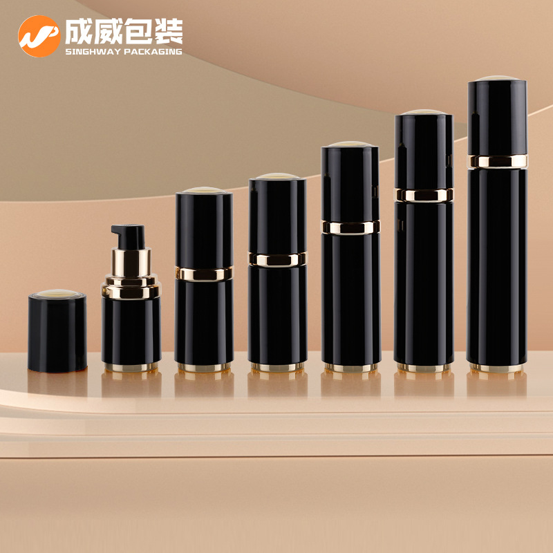 AS10ml小容量小样旅行装30ML50ML真空乳液喷雾瓶直圆真空精华液瓶