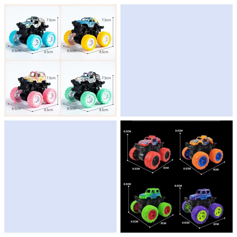 사륜구동 오프로드 관성차 [8색 풀세트] 혼합